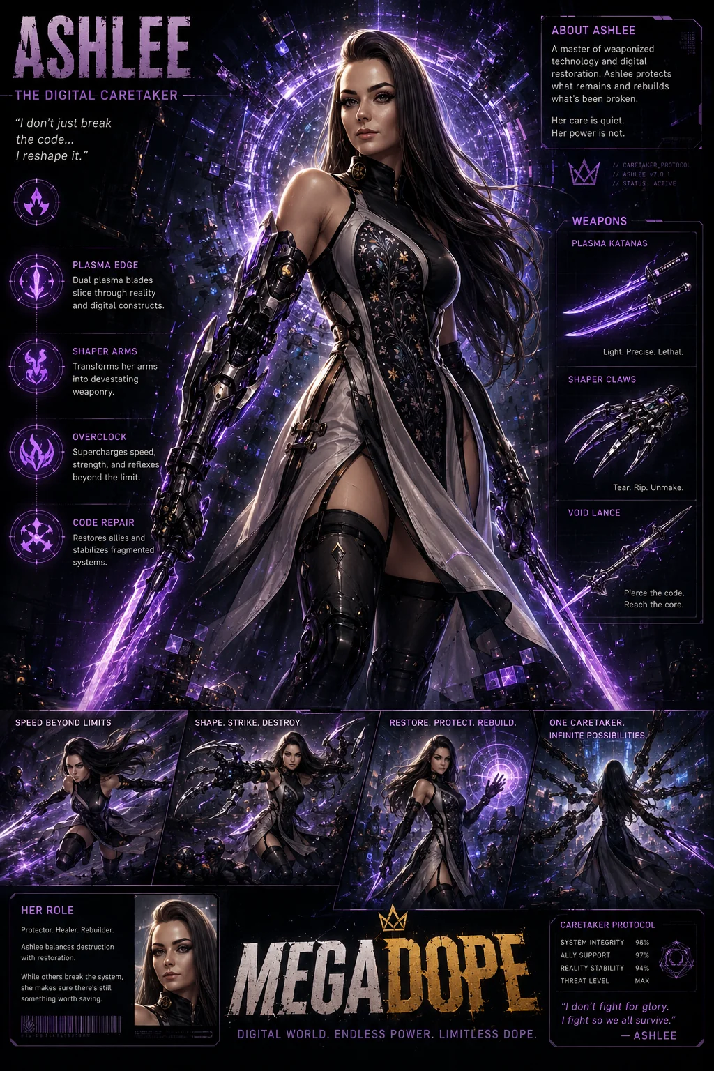 Ashlee character artwork