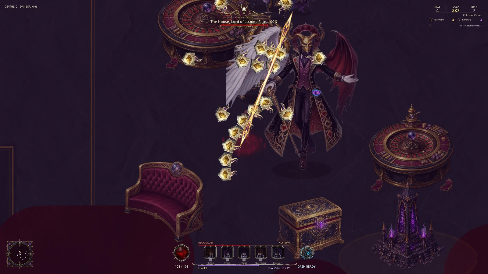 A battle in the Celestial Casino